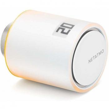 Netatmo Válvula Termostatica Wifi Inteligente, Módulo adicional para el Termostato Intelligente y para el Paquete para calefacción colectiva, NAV -ES