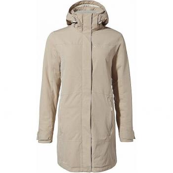 Parka de Invierno para Mujer Vaude Skomer II de Lana Beige - Talla 38