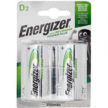 Rechargeable NiMH Battery D 1.2 V Power Plus 2500 mAh 2-Blister
