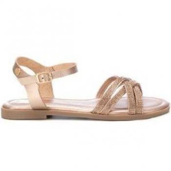 Sandalia de mujer Xti 142775 oro hebilla
