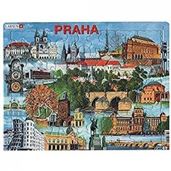 Rompecabezas Larsen Praga Souvenir - 66 piezas