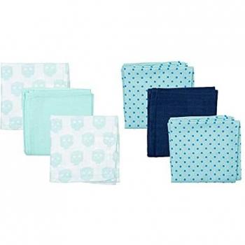 Pack Trío Muselinas de Algodón Unisex BimbiPirulos, Estampados Surtidos