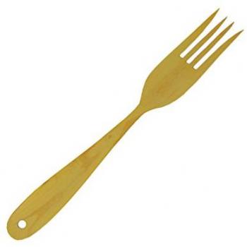 Sauvic Tenedor legumbres de Madera de boj, 28 cm, Crema, 1 cm