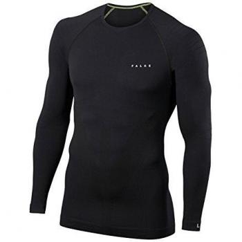Falke Long Sleeve Warm Base Layer Top, XL Black