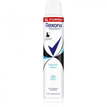 Rexona Invisible Aqua Antitraspirante Spray 200 ml - Sin manchas blancas ni amarillas