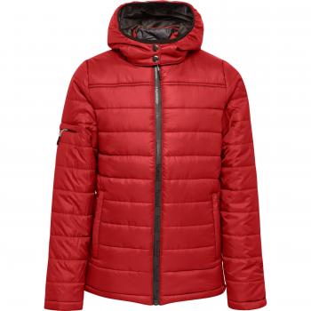 Parka para niños Hummel North Quilted - Chaqueta acolchada, diseño moderno, material resistente al agua, aislamiento térmico, capucha ajustable, cierre frontal con cremallera, bolsillos laterales con cierre