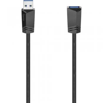 Cable USB Hama 00200628 de 1,5 metros con doble blindaje en color negro
