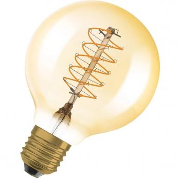Ledvance Vintage 1906 LED E27 Globe Oro 4.8W 420lm - 822 Luz muy Cálida | Regulable - Reemplazo 37W
