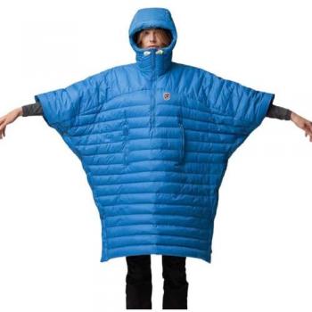 Poncho impermeable Fjällräven Expedition Down azul L-XL