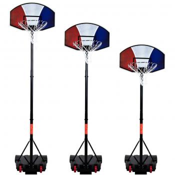 CANASTA DE BALONCESTO CON SOPORTE REGULABLE PARA NIÑOS 1,38 - 2,5 M