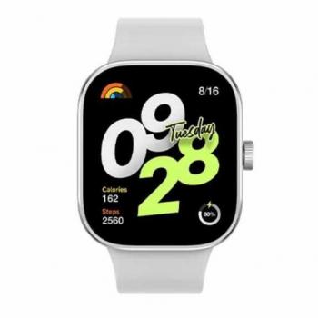 Xiaomi Redmi Watch 4 Bluetooth Plata - Smartwatch con Pantalla AMOLED de 1,97 y Monitor de Frecuencia Cardíaca