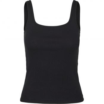 Vero Moda Women's Square Neck Tank Top - VMCHLOE SL Short, Black, XL