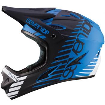 Seven M1 Tactic casco integral para bicicleta de montaña mixta, M1 Tactic, rojo / negro / blanco