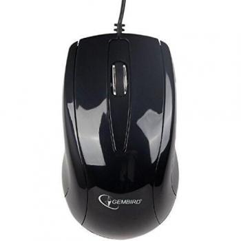 Gembird MUS-U-003 - Ratón USB óptico 1000DPI ambidextro, Multicolor