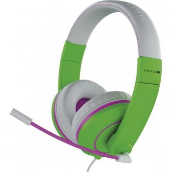 Auriculares Gaming Gioteck XH-100S Multiplataforma Rosa y Verde con Cable