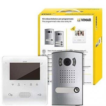 Kit de Videoportero Unifamiliar Vimar Elvox 2 Hilos con Monitor a Color de 4,3 Tab 7558/E