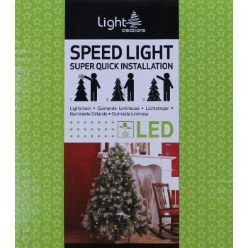Cadena de luces LED para árbol de Navidad, 220 LEDs, blanco cálido, 230 V