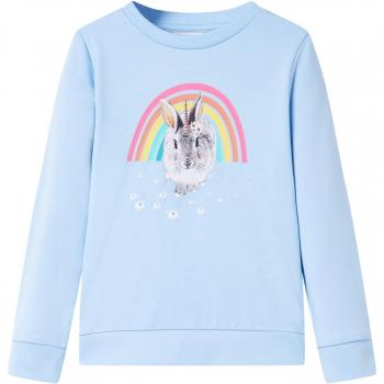 Sudadera infantil azul claro 128