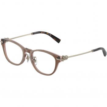Tiffany & Co. TF2237D Asian Fit 8255 Women's Brown Eyeglasses Size 48 - Blue Light Block Available
