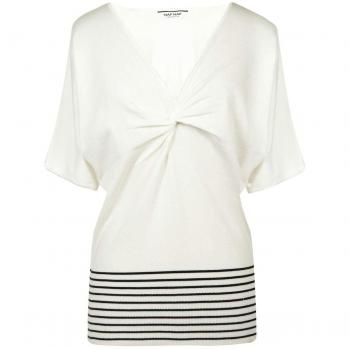 Naf Naf Jersey Nudo Blanco Mujer S Blanco