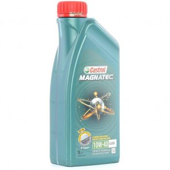 Aceite de motor CASTROL Magnatec 10W40 1L, 10W40, 1 litro, tecnología de moléculas inteligentes que se adhieren a las piezas del motor para proporcionar protección en el arranque y reducir el