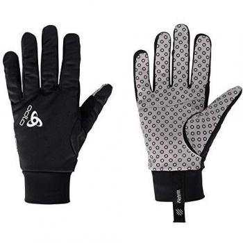 Guantes Odlo Engvik Warm para Hombre en color Negro, características: aislamiento térmico, diseño ergonómico, material transpirable y resistente al viento