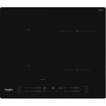 Placa de Inducción Whirlpool WL S7960 NE, 60 cm, 4 Zonas FlexiCook, Color Negro