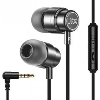 ULIX Rider Auriculares In Ear con Cable y Microfono, Garantía de 3 años, Cable Reforzado, Graves, 48 Ω, Cascos para iPhone, iPad, Samsung, Mi, Xiaomi, Huawei, Gaming, Deportivos, Ordenador, Portátil