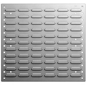 Placa de ranuras 495x457 mm gris RAL 7035