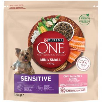 Purina One Adult Mini Bifensis Delicate Salmón y Arroz 1,5 Kg