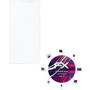 atFoliX Lámina Protectora de Cristal Pantech Vega R3 Película Vidrio - FX-Hybrid-Glass
