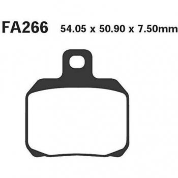 Pastilla de freno scooter sinterizada EBC SFA266HH - Juego de pastillas de freno para scooters, fabricadas en material sinterizado, alta resistencia al desgaste, excelente rendimiento en condiciones húmedas y secas, compatible