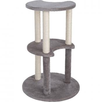 Rascador TIAKI Maly para gatos - gris claro