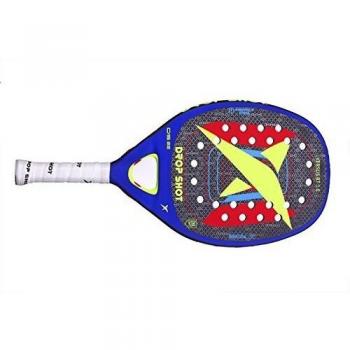 DROP SHOT Versus BT Pala Pádel, Unisex Adulto, Negro, S/M/L