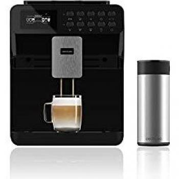 Cecotec Cafetera Automática Power Matic-ccino 7000 Serie Nera. Depósito de Leche, Pantalla digital, Café Personalizable, Tecnología ForceAroma 19 bares de presión, Bandeja calientatazas