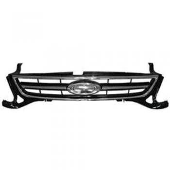 Rejilla Delantera Van Wezel Negra-Cromada para Ford Mondeo 2010-2014