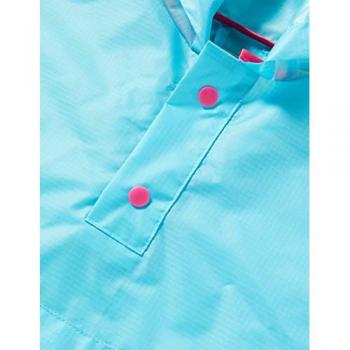 Playshoes XL Foldable Kids Rain Poncho - Turquoise