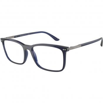 Giorgio Armani AR7122 6003 Armazones para Hombre Azules con lentes recetados de 56 mm