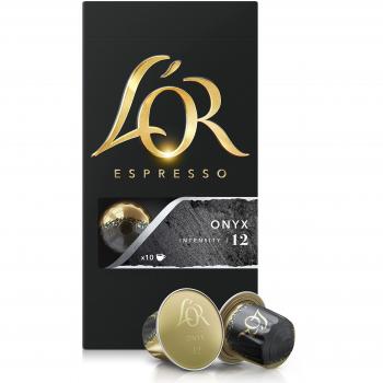 L'Or Café Espresso Onyx Intensidad 12, 10 Cápsulas
