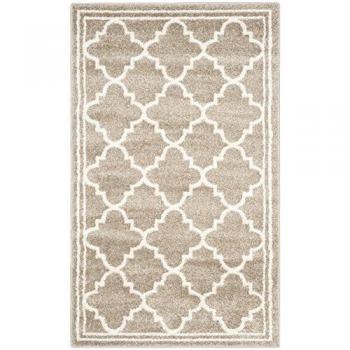 Safavieh Amherst Wheat Beige Indoor Outdoor Area Rug - 3' x 5' (90 x 150 cm)