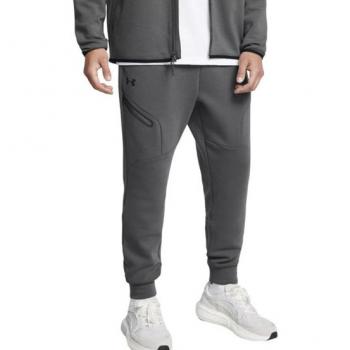 Pantalón largo Under Armour Unstoppable Fleece gris oscuro - L