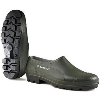 Dunlop Bicolour Zapato Cerrado Professional, Verde/Negro, 42