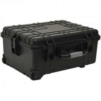 Wheeled Flight Case Black 58x45x27 cm PP
