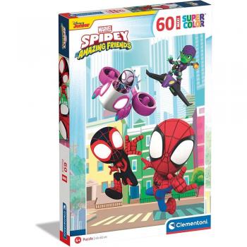 Puzzle Infantil Spidey His Amazing Friends 60 Piezas Maxi