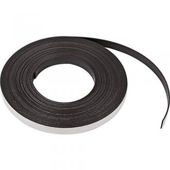 Tira Magnética Adhesiva de 12,5 mm x 1,5 mm - 1 Metro, Paquete de 1
