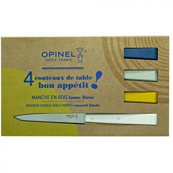 Set de 4 cuchillos de mesa Opinel Bon Appétit Céleste