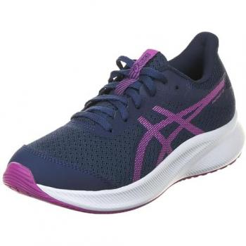 Asics Patriot 13 Zapatilla Running Niño (35) - Zapatilla Neutral para Niños, Color Azul y Blanco, Modelo GS, Talla 35 EU