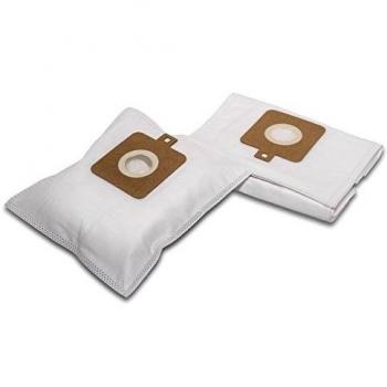 Bolsa Aspiradora Vhbw 10x Compatible con Primera EVC 175 - Microfibra No Tejida, Tamaño 51, 23.5cm x 17.5cm, Color Blanco
