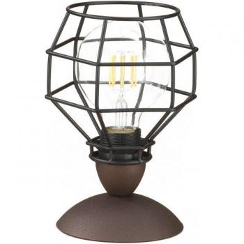 Lámpara de mesa SPIDER Wire Shade Metal Negro - Lámpara de mesa con diseño moderno, estructura de metal negro, pantalla en forma de alambre que proporciona una iluminación suave y difusa, ideal para decoración contemporánea y funcionalidad en