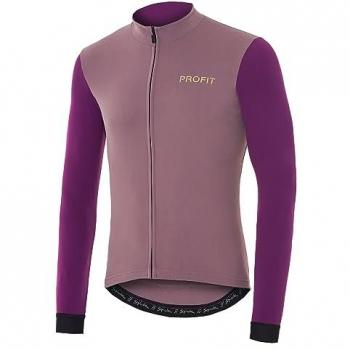 Maillot de ciclismo Spiuk Profit Ultralight de manga larga en color morado, talla XL